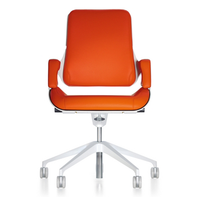 Silver bureaustoel medium hoge rug