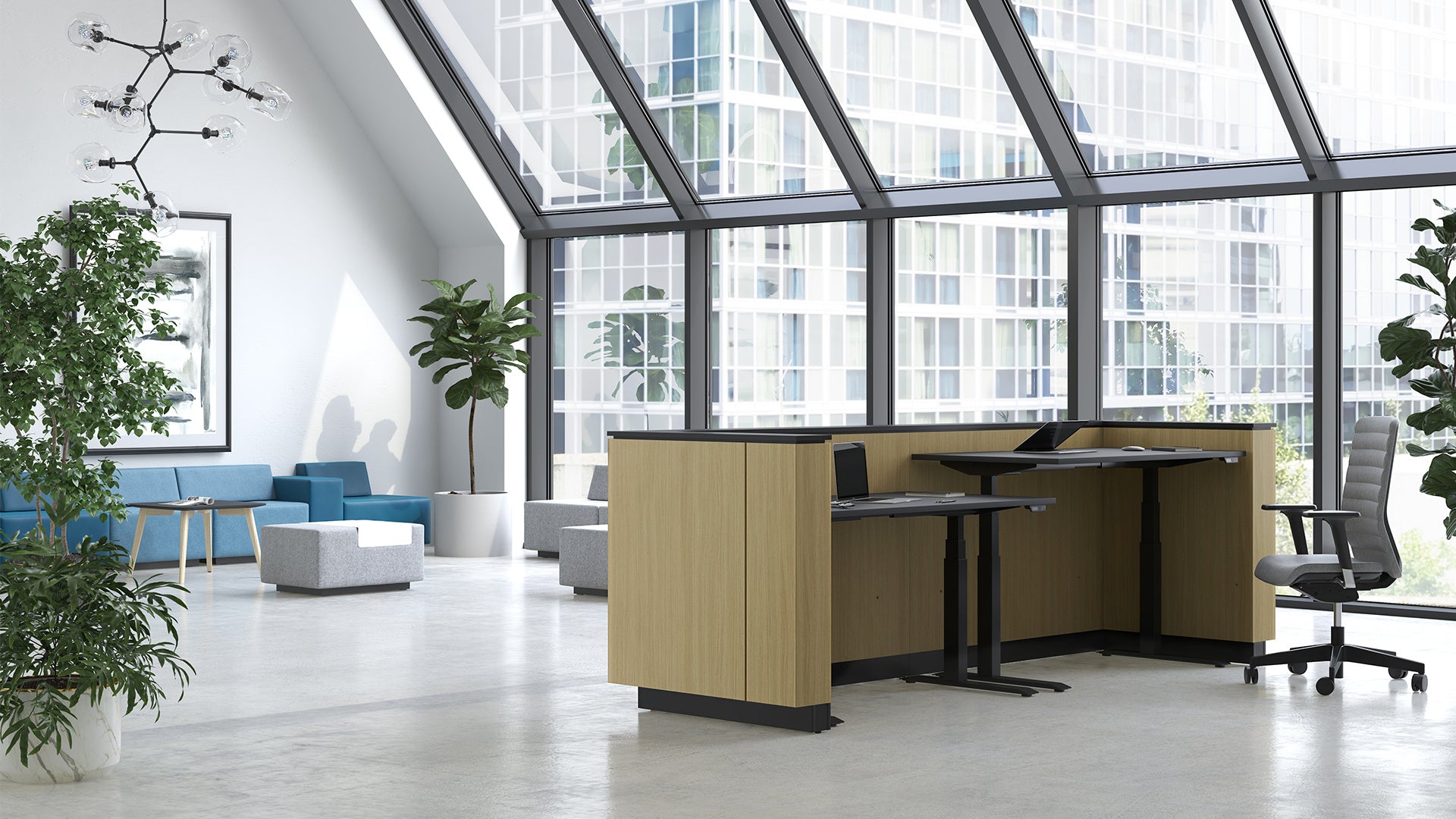 Receptiebalie Ice 1 werkplek