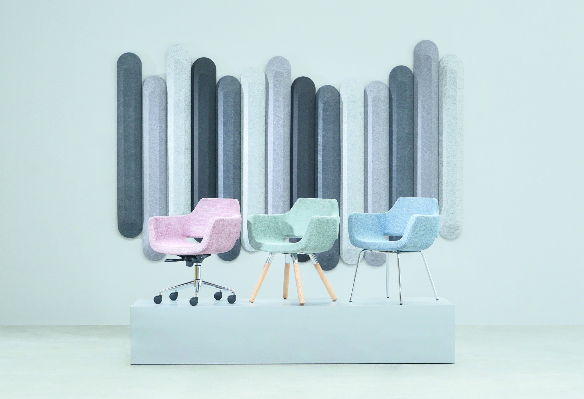 Vergaderstoel Nano met wieltjes