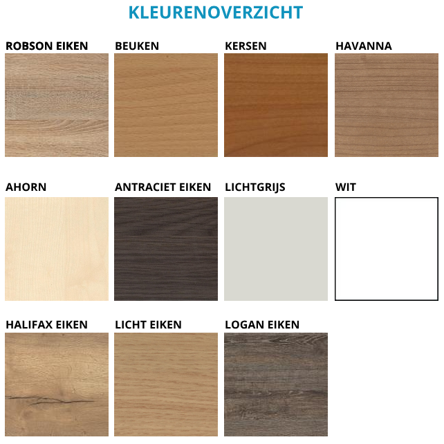 Bench werkplek Quartetto