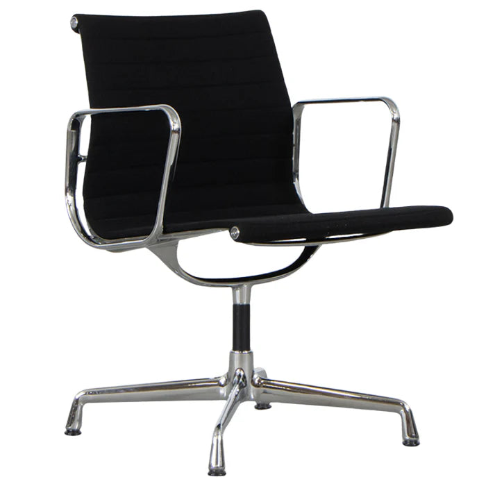 Vitra EA 108 Aluminium Chair Hopsak zwart Refurbished