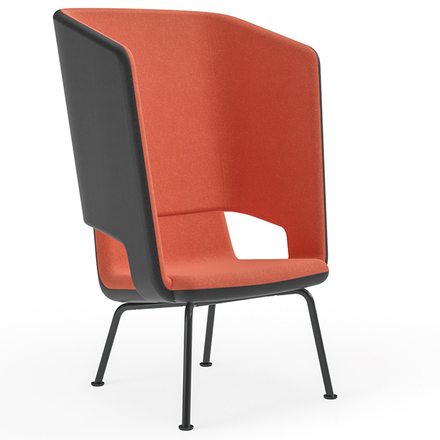 Twist&Sit lounge stoel hoge rug