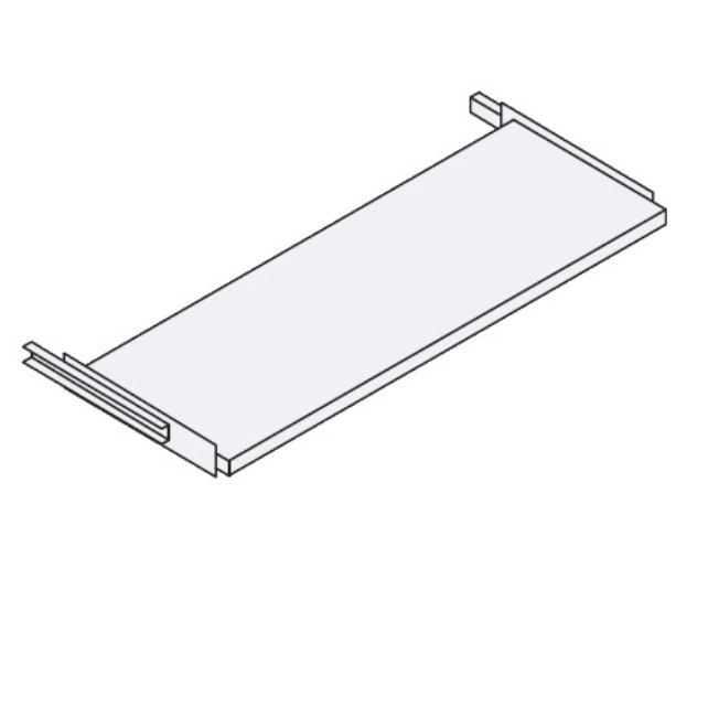 Bisley uittrekbaar legbord t.b.v. 80cm brede roldeurkast