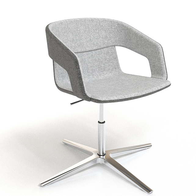 Twist&Sit vergader stoel kruisvoet