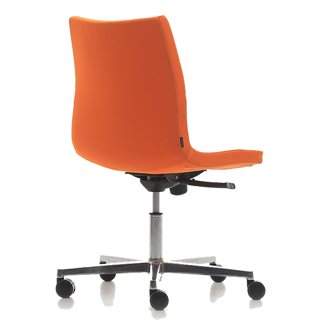 Vergaderstoel sumo met wielen zonder armleuning