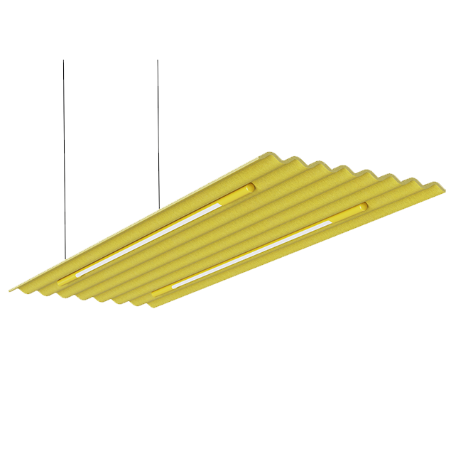 Mute flow zwevend met verlichting