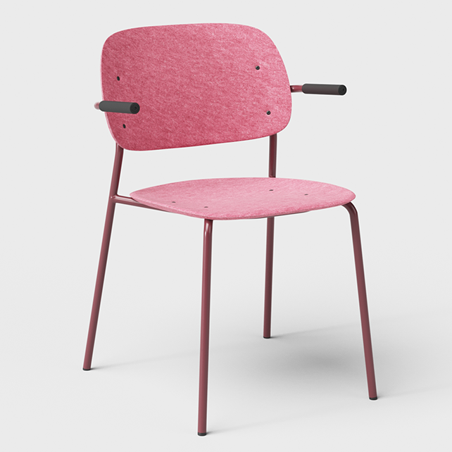 Hale vergaderstoel met armleuningen