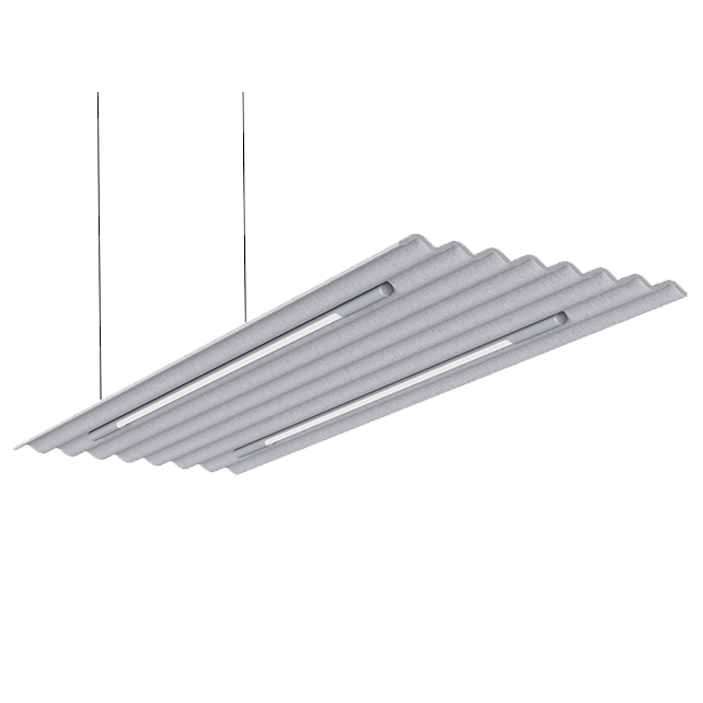 Mute flow zwevend met verlichting