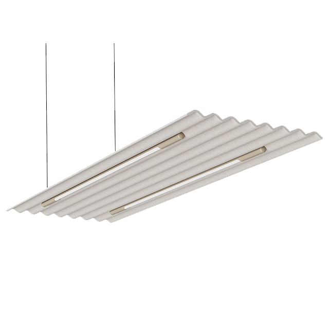 Mute flow zwevend met verlichting