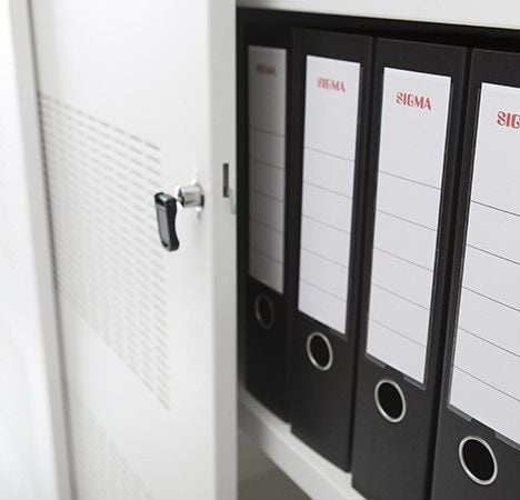 Akoestische schuifdeurkast 120x200x50cm