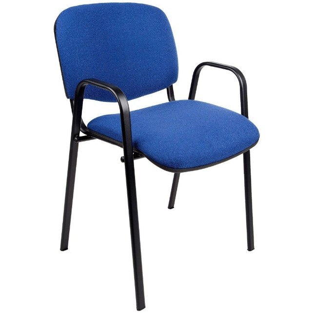 Vergaderstoel Bruno met armleggers