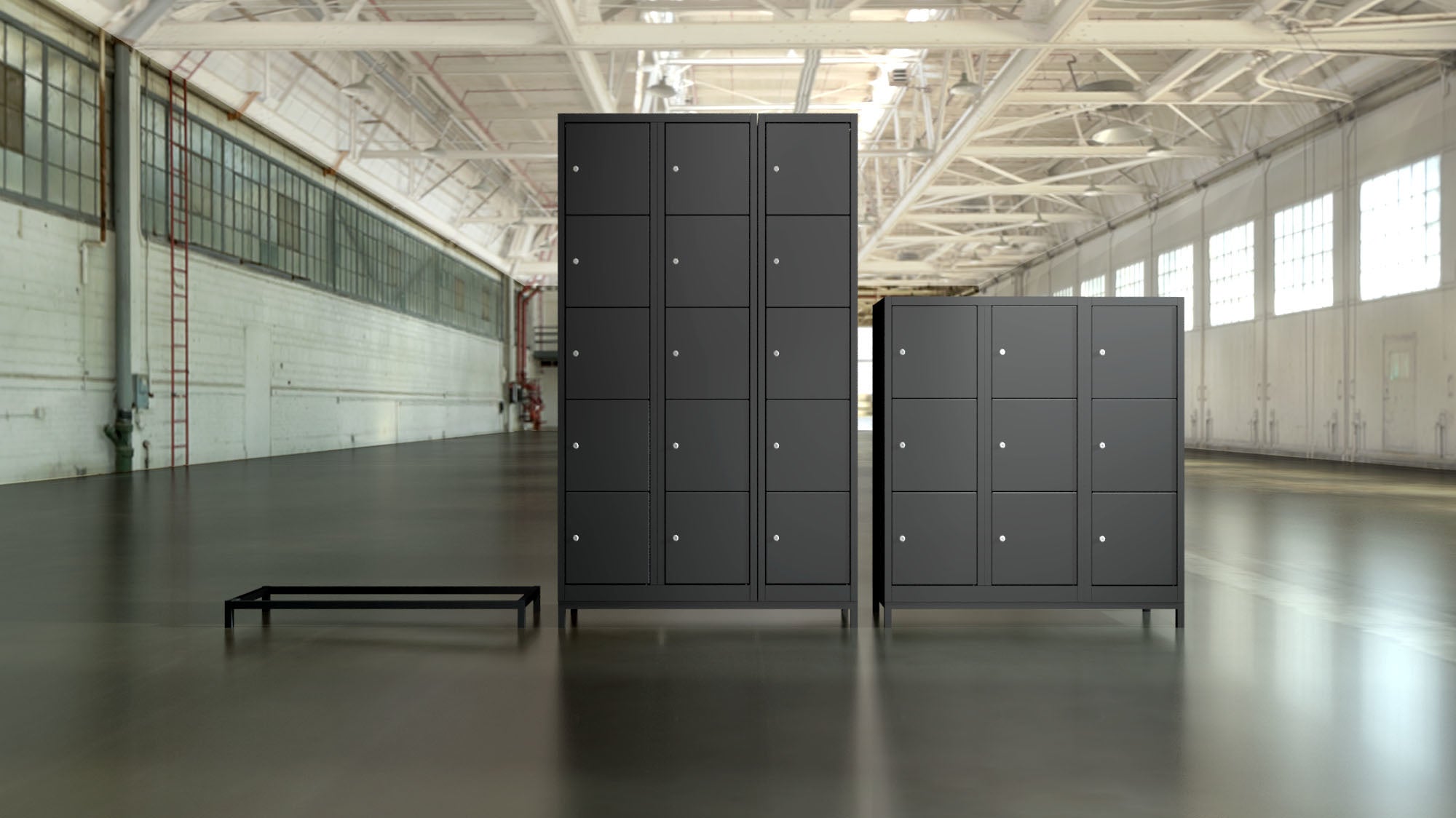 Lockerkast Darkline 10 vakken 2.10