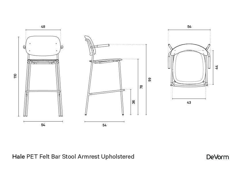 Hale bar stoel