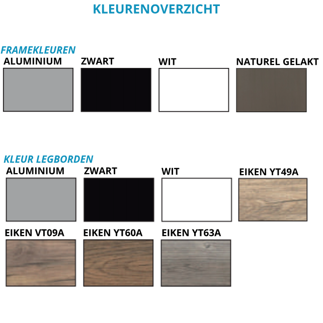 Vakkenkast Modu 12 vaks - 165x119cm