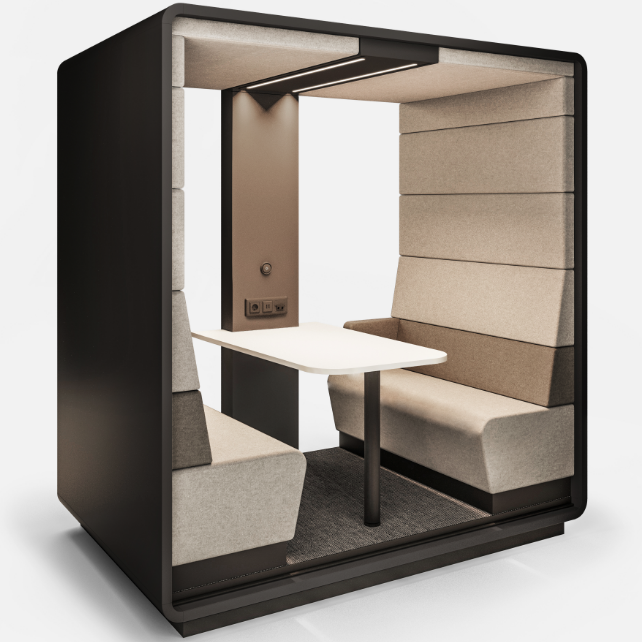 Mikomax Hush Meet Open vergaderruimte