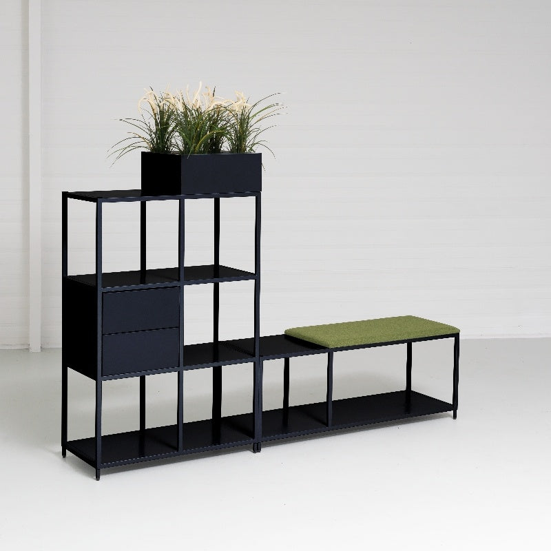 Vakkenkast Modu 3 vaks - 124x80cm