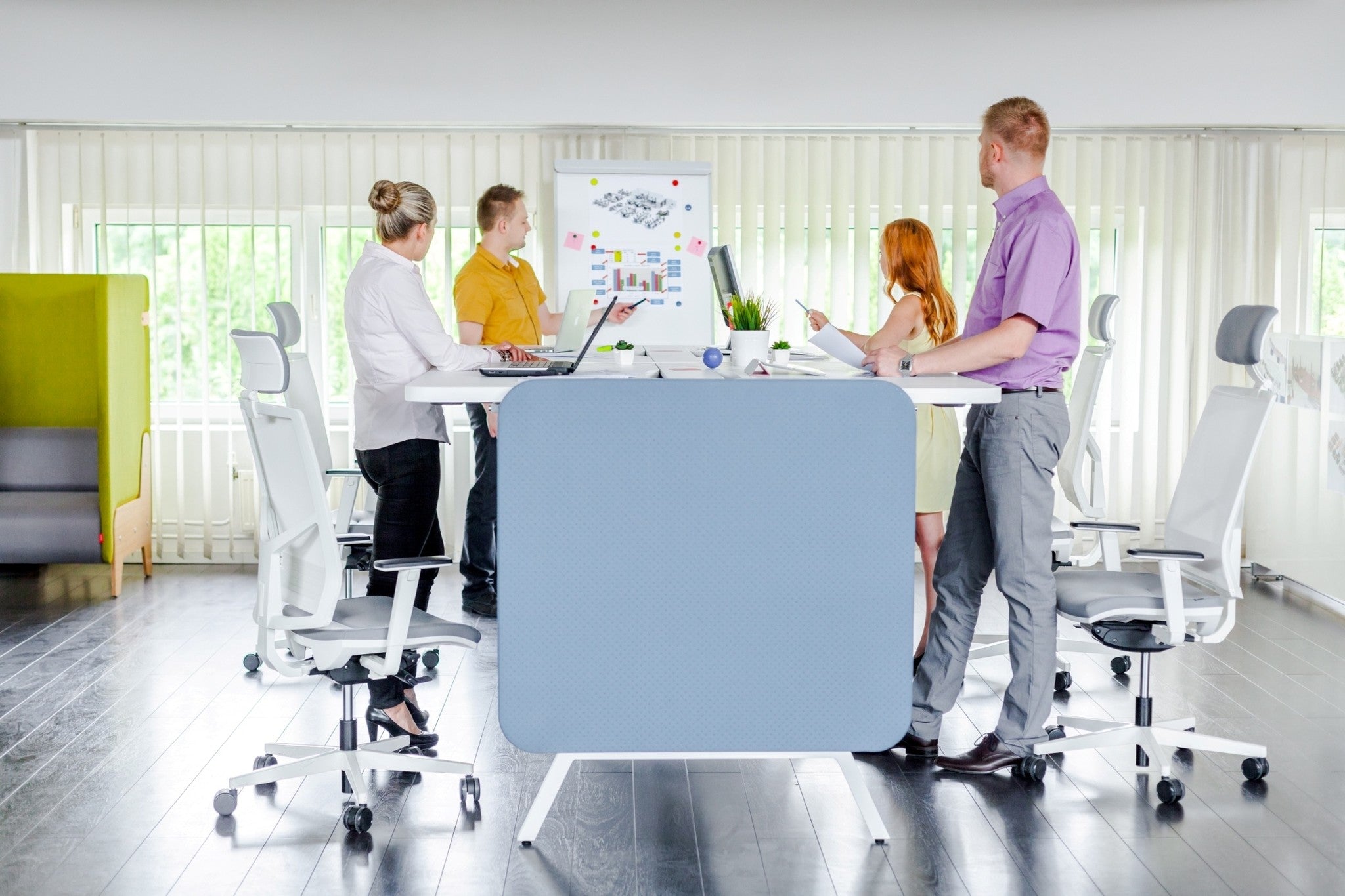 Mikomax Stand Up duo zit-sta bureau